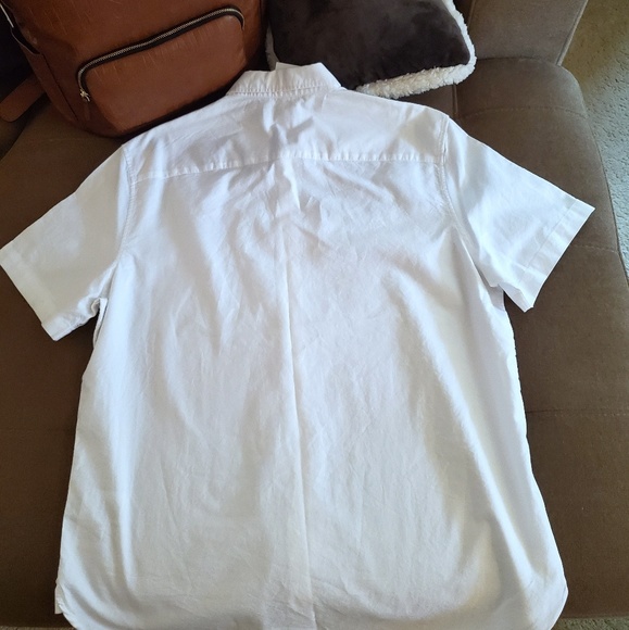 NEW CK Racing Stripe Short Sleeved Dress Shirt - Picture 3 of 7